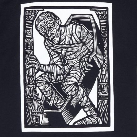 ❤️NWT VINTAGE HOT TOPIC UNIVERSAL MONSTERS MUMMY TEE SHIRT GRAPHIC HALLOWEEN 2X - Picture 4 of 7